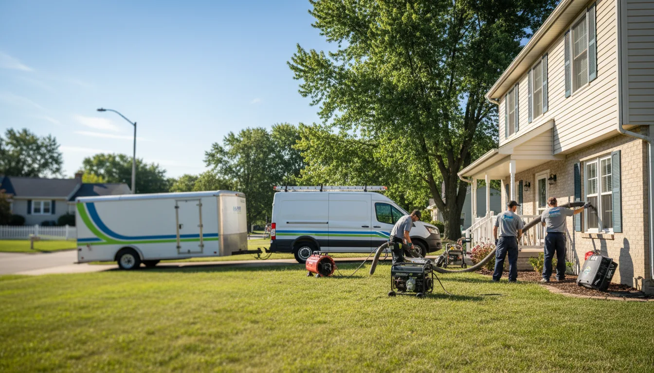 Flooded Basement Restoration And Cleanup With Repair in Patricksburg, IN near me